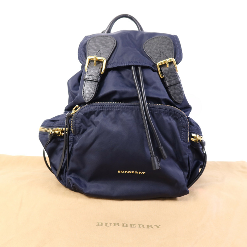 BURBERRY 尼龍Backpack金扣背包-8