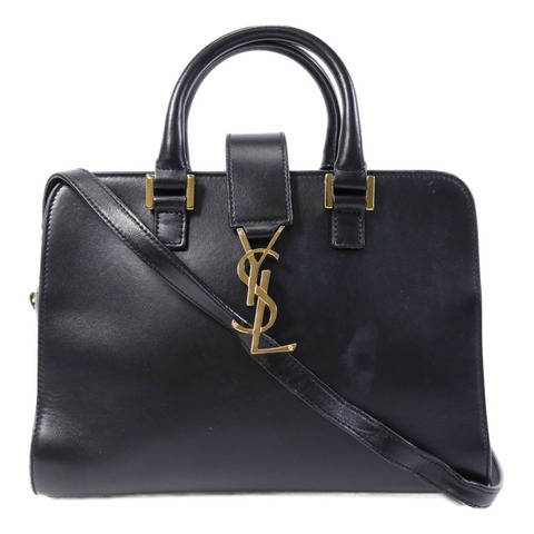 SAINT LAURENT 牛皮皮革Baby Cabas金扣手挽肩背兩用袋