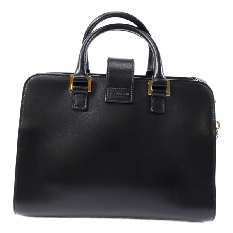 SAINT LAURENT 牛皮皮革Baby Cabas金扣手挽肩背兩用袋-1