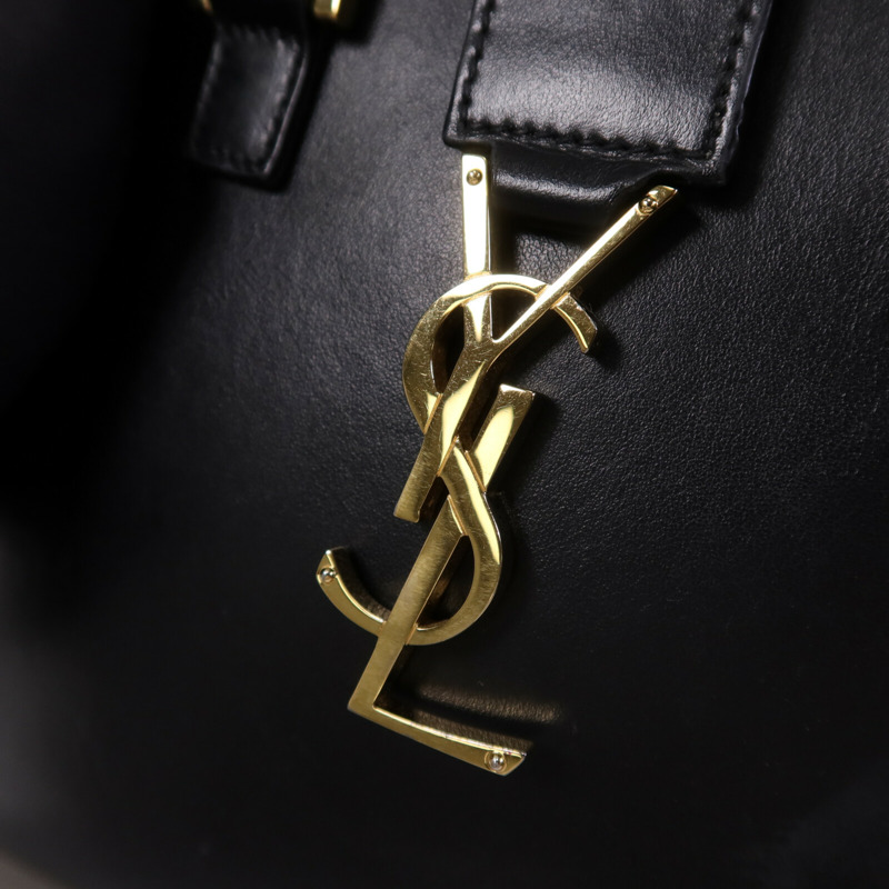 SAINT LAURENT 牛皮皮革Baby Cabas金扣手挽肩背兩用袋-13