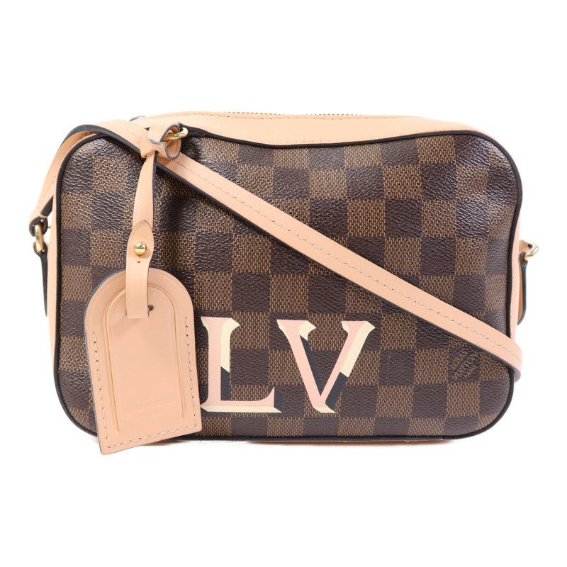 LOUIS VUITTON Damier Sunta Monica金扣手挽肩背兩用袋-0