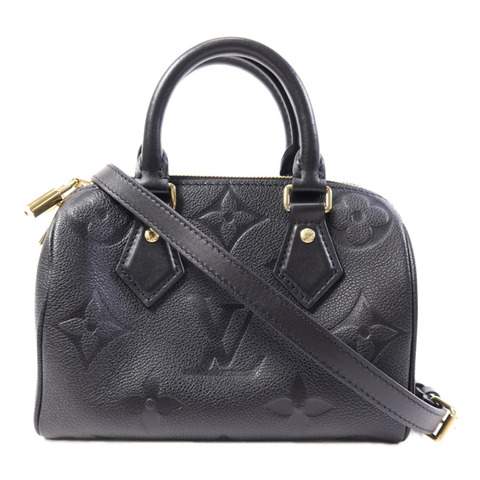 LOUIS VUITTON Monogram Empreinte Speedy Bandouliere 20金扣手挽肩背兩用袋