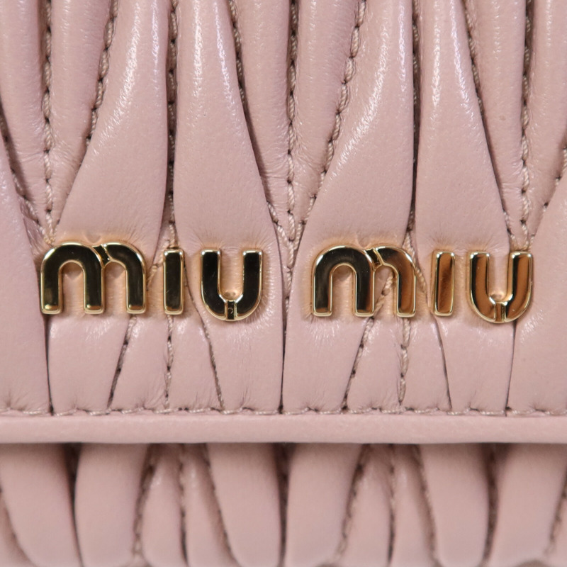 Miu Miu 羊皮皮革Wallet金扣長錢包-4