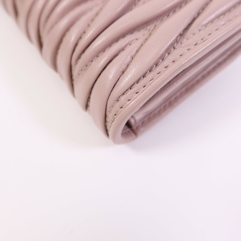 Miu Miu 羊皮皮革Wallet金扣長錢包-8