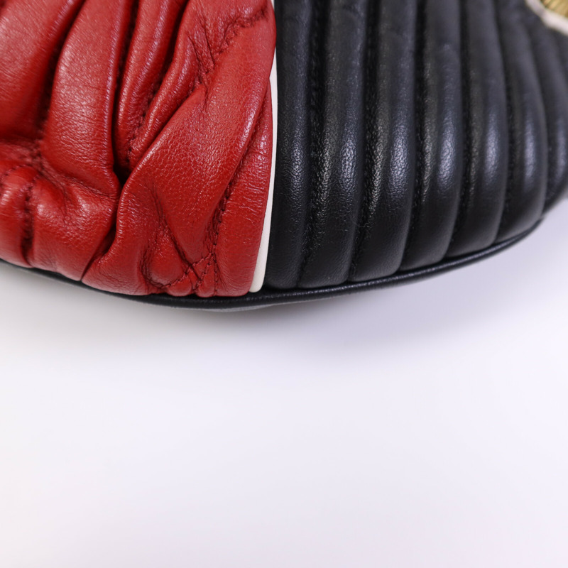 Miu Miu 牛皮皮革Rider Waist Bag金扣腰包-7