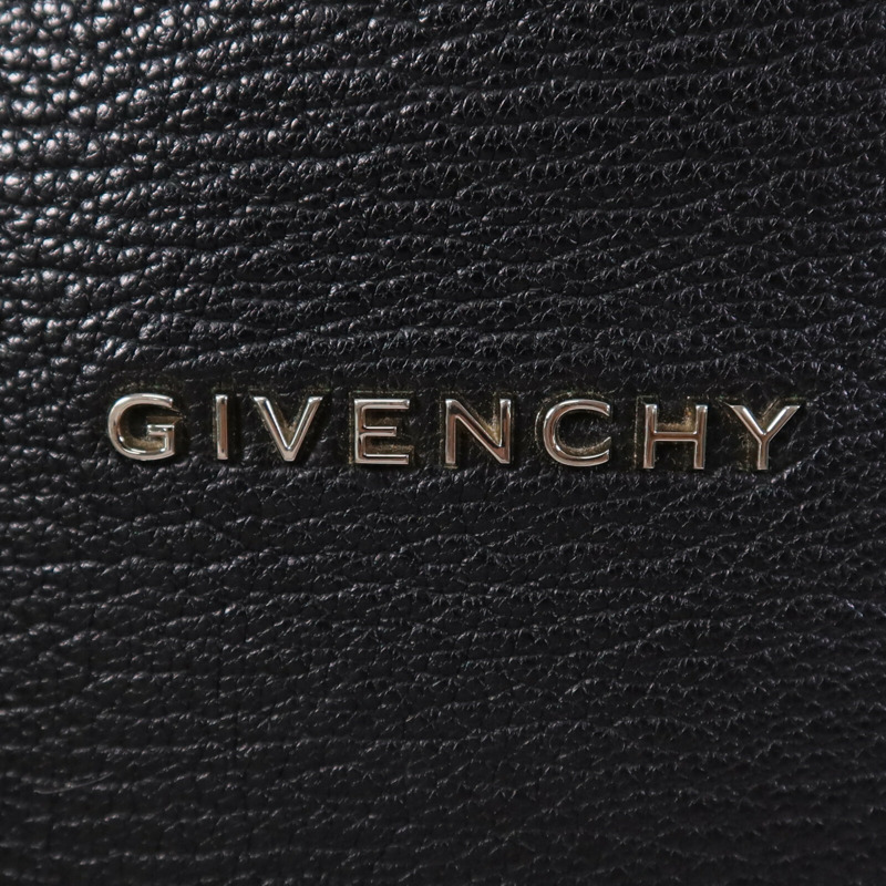 GIVENCHY 山羊皮皮革Pandora銀扣肩背袋-6