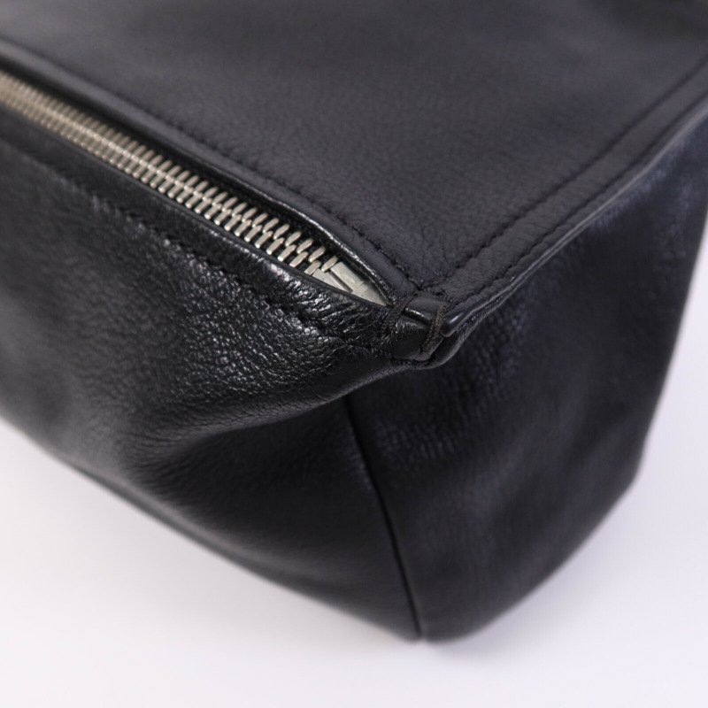 GIVENCHY 山羊皮皮革Pandora銀扣肩背袋-9