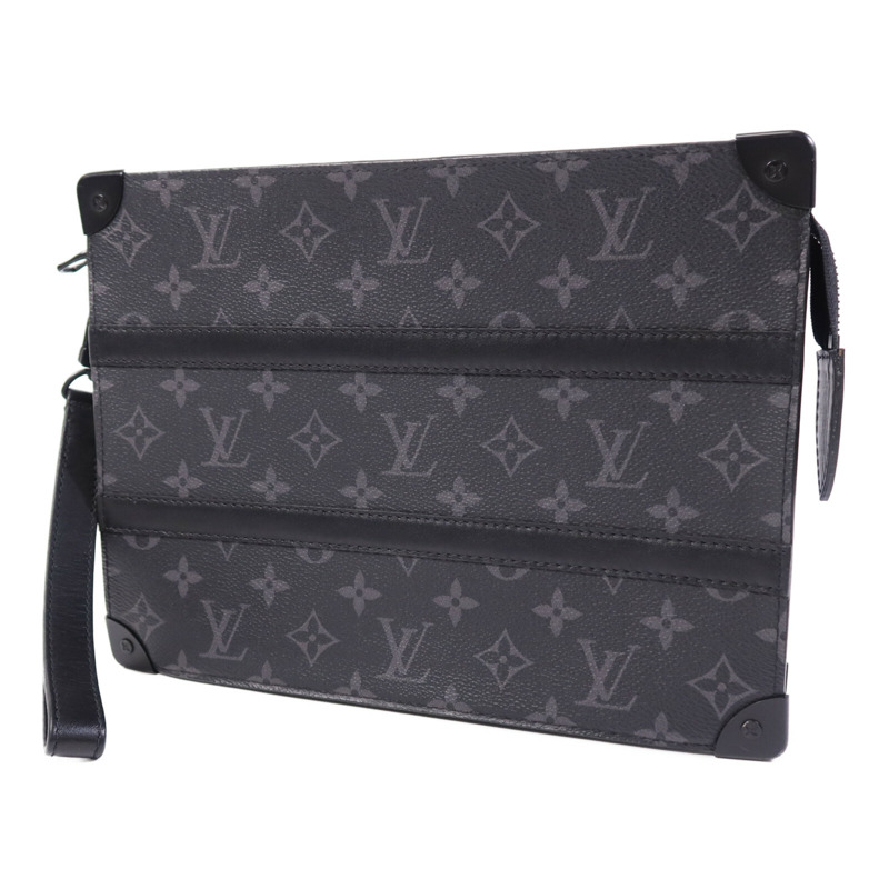 LOUIS VUITTON Monogram Eclipse Trunk Pochette手拿包-2