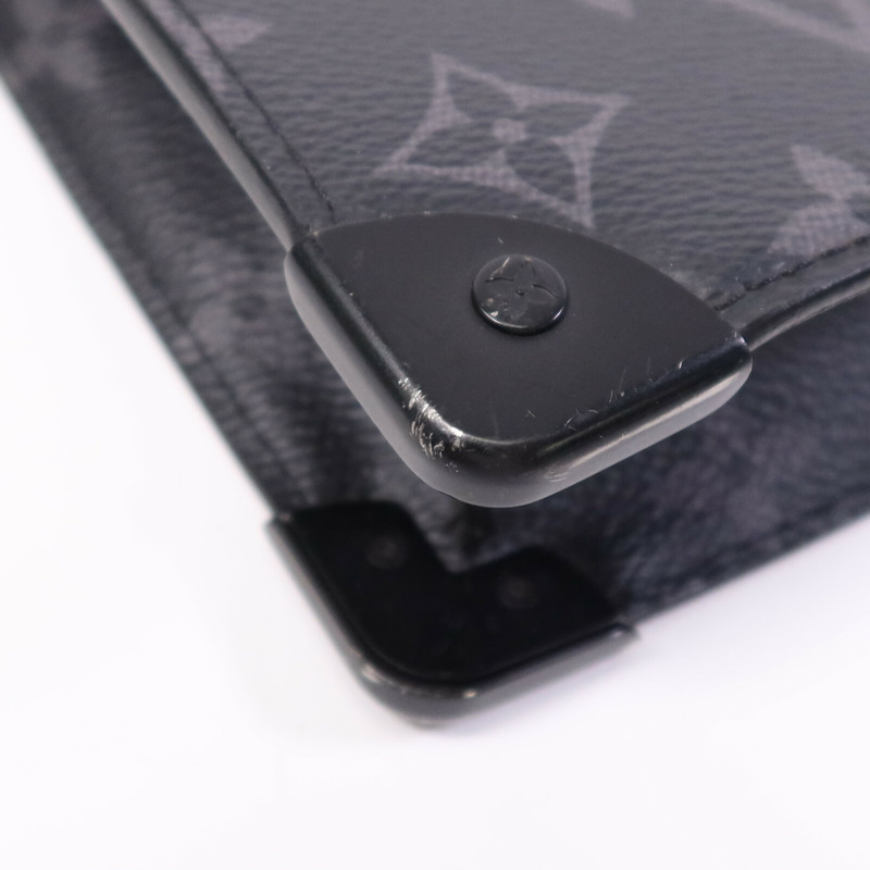 LOUIS VUITTON Monogram Eclipse Trunk Pochette手拿包-7