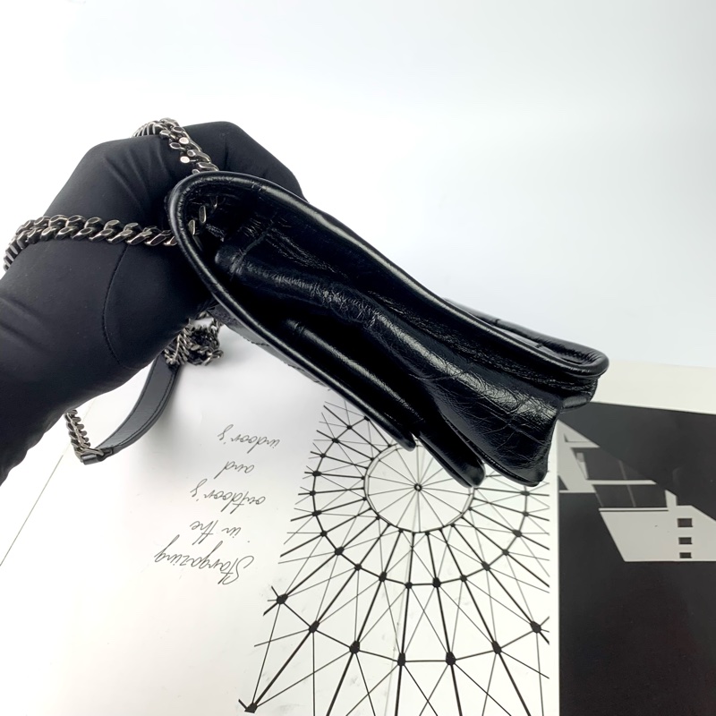 ysl Niki baby黑銀-5
