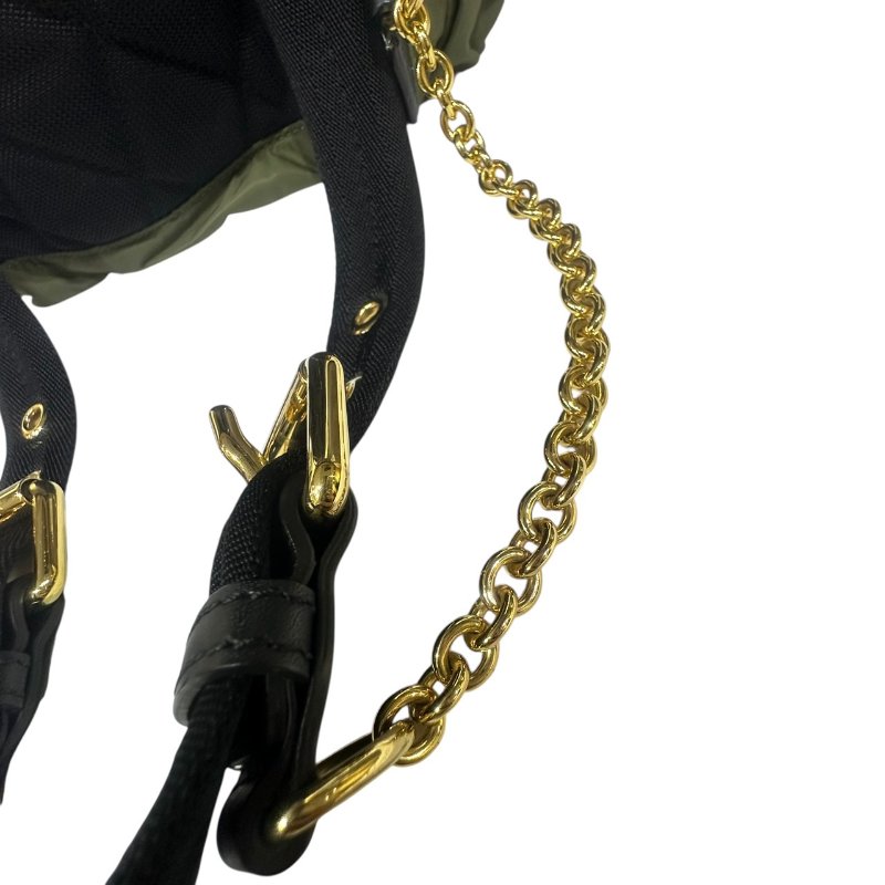 【美收精品】BURBERRY綠色尼龍後背包 4-665-6