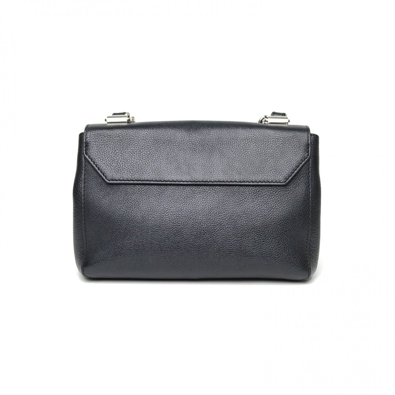 LOUIS VUITTON LockmeIIBB22黑色牛皮銀扣2015肩背包-2