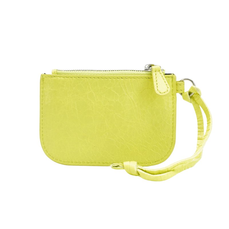 Balenciaga Le Cagole 小羊皮鉚釘拉鍊零錢包-2