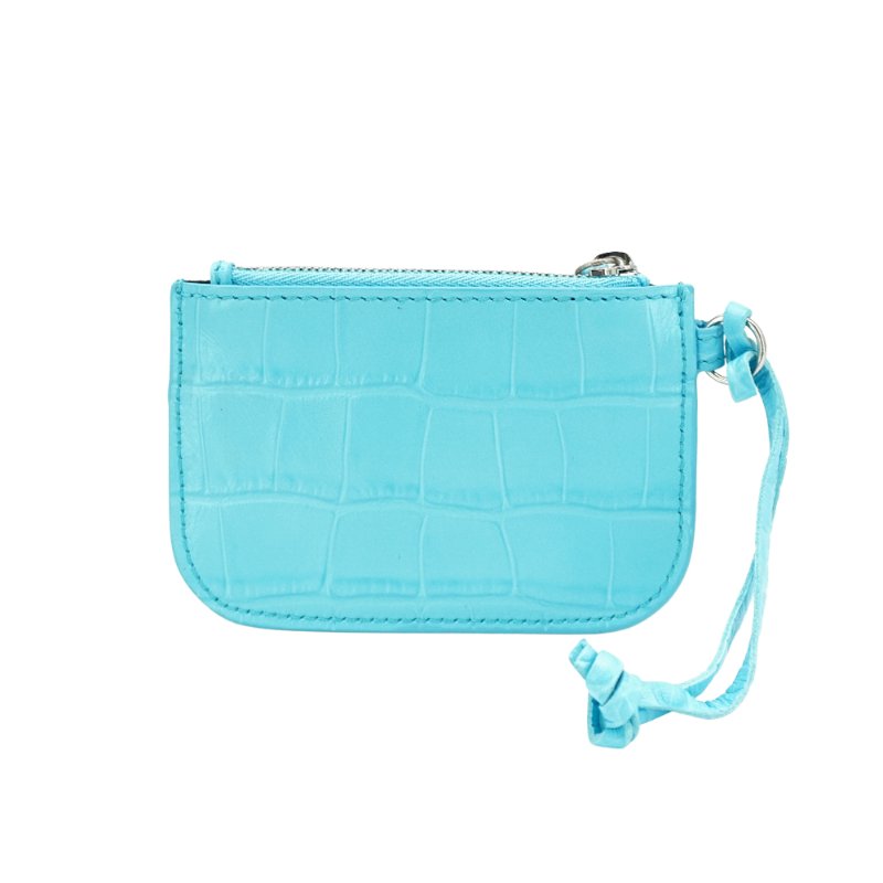 Balenciaga Le Cagole 小羊皮鉚釘拉鍊零錢包-2