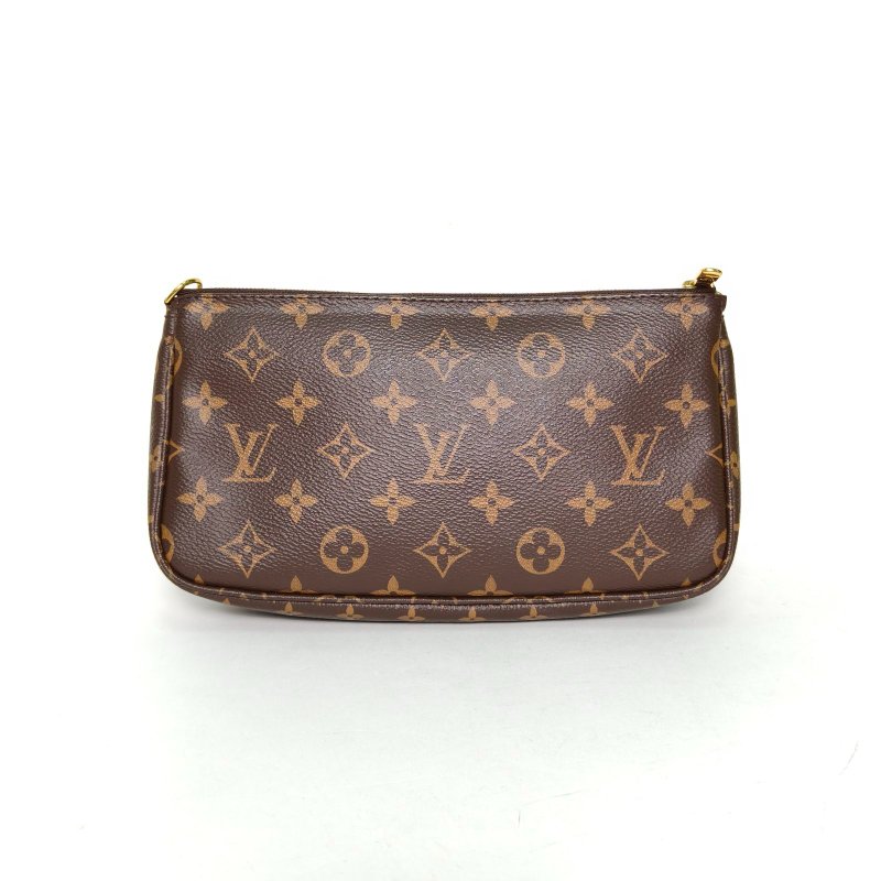 LOUIS VUITTON MultiPochetteAccessoires五合一粉肩帶老花PVC2019肩背包-2