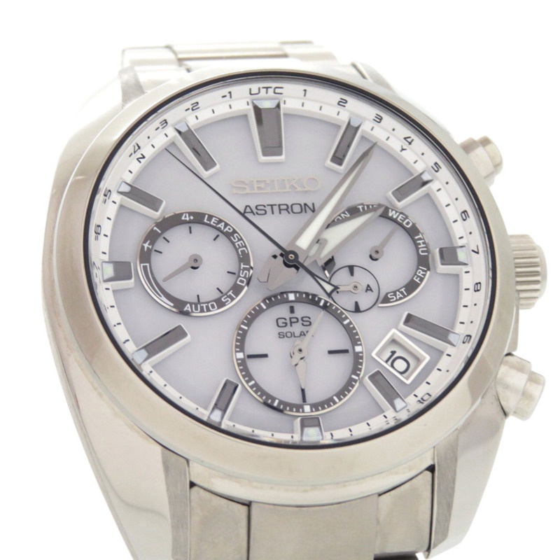 精工 Astron SBXC047 5X53-0AJ0 白色不鏽鋼錶盤 GPS 太陽能電波表 0220-2