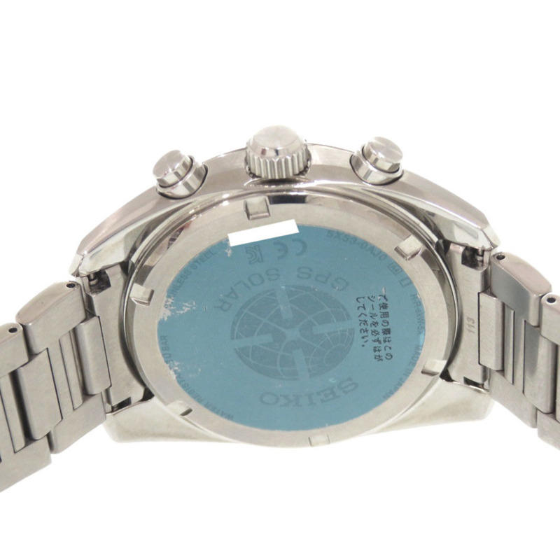 精工 Astron SBXC047 5X53-0AJ0 白色不鏽鋼錶盤 GPS 太陽能電波表 0220-4