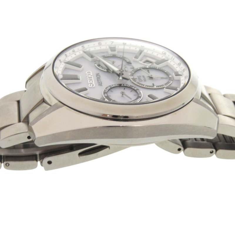精工 Astron SBXC047 5X53-0AJ0 白色不鏽鋼錶盤 GPS 太陽能電波表 0220-6