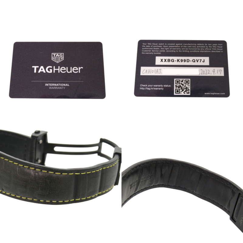 TAG Heuer Formula 1 Ayrton Senna 特別版 CAZ101AJ 不鏽鋼皮革灰石英錶 0224-6