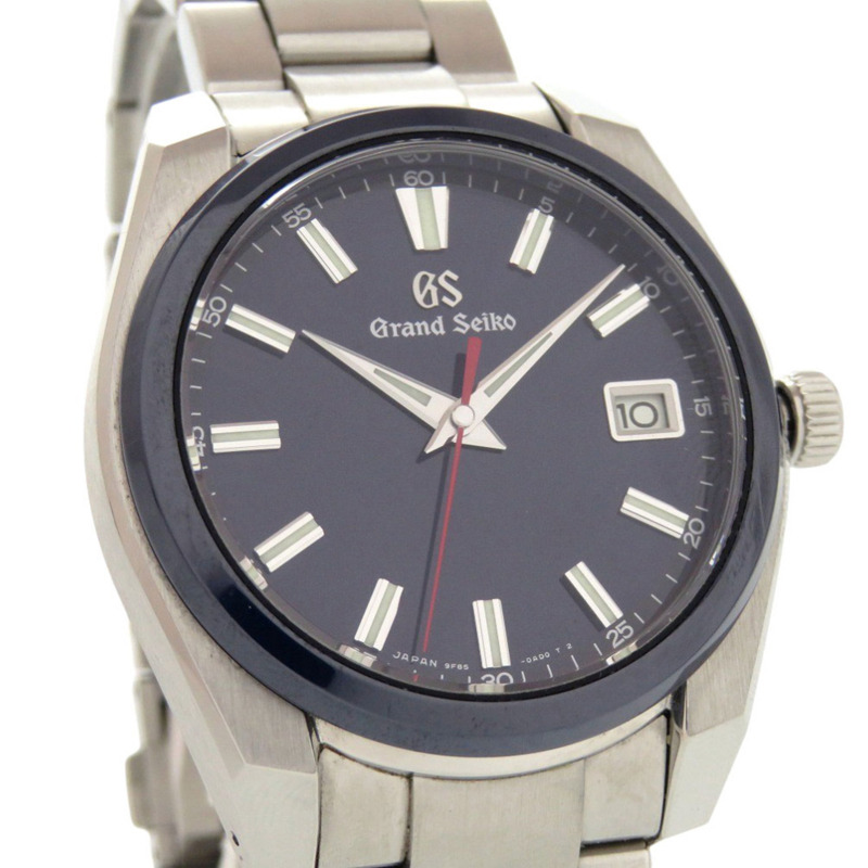 精工 Grand 60週年限量版 SBGP015 9F85-0AB0 不鏽鋼海軍藍石英錶 0217-3