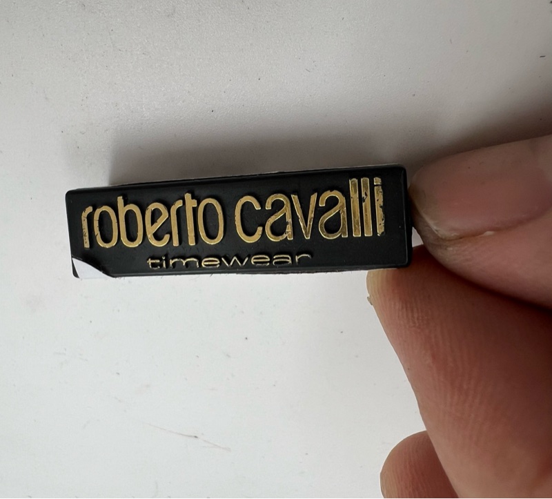 robertcavalli 金色蟒蛇造型手環錶。-10