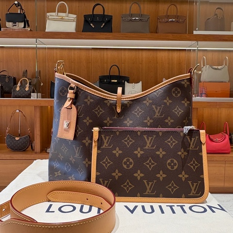 Louis Vuitton Carryall PM 金扣 肩背袋