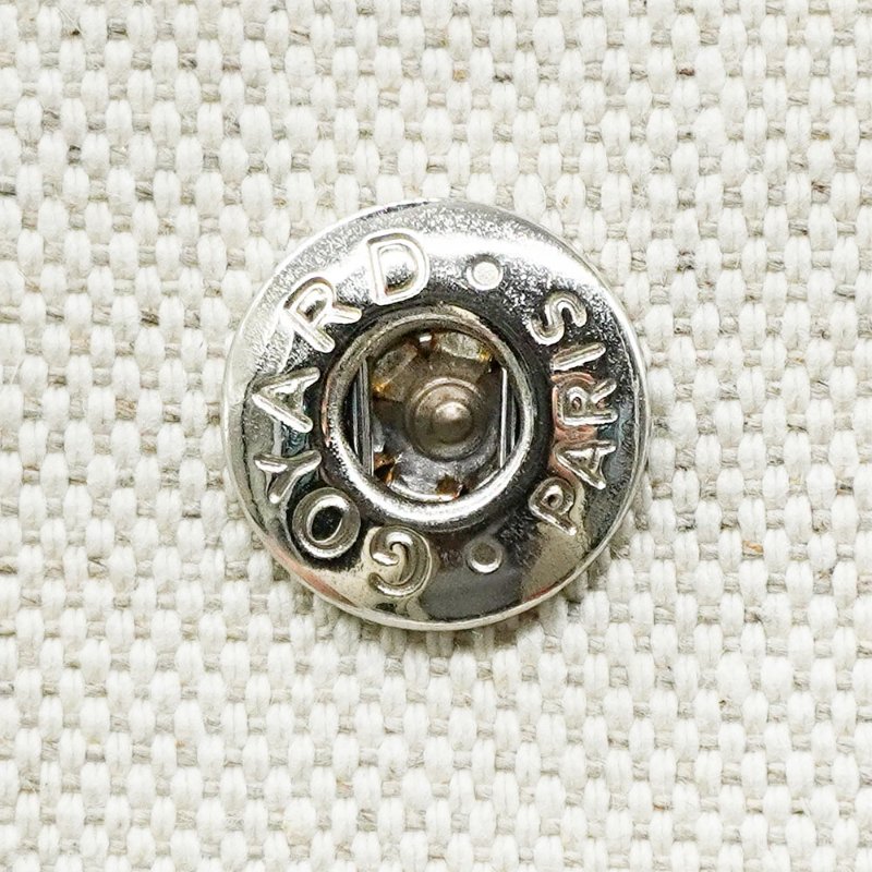 Goyard 展示品 Plumet 愛心印花翻蓋帆布扁斜背包(白)-7