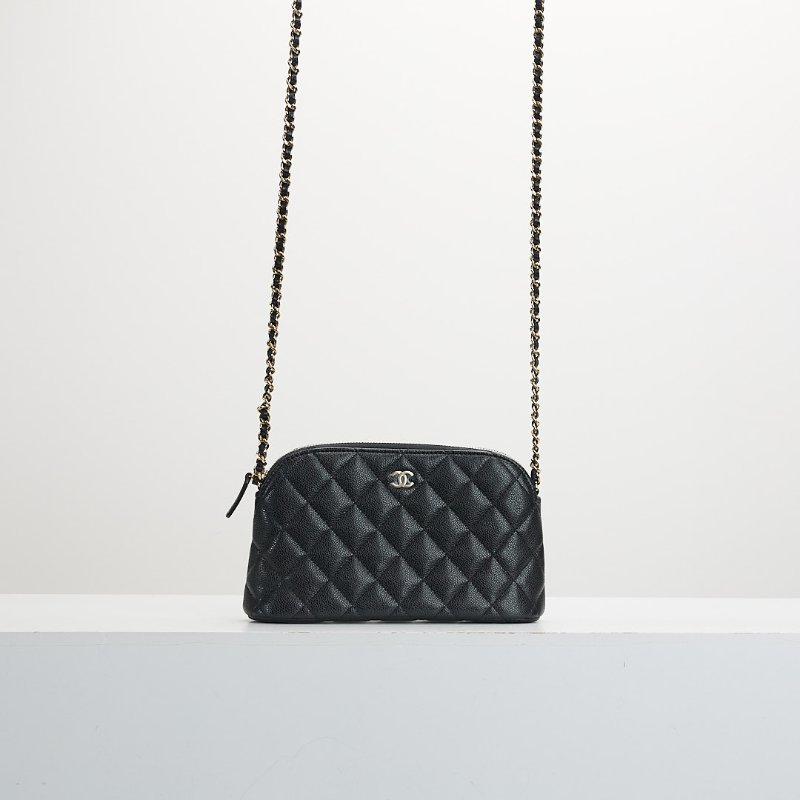 二手Chanel 大貝殼包/黑金牛-0