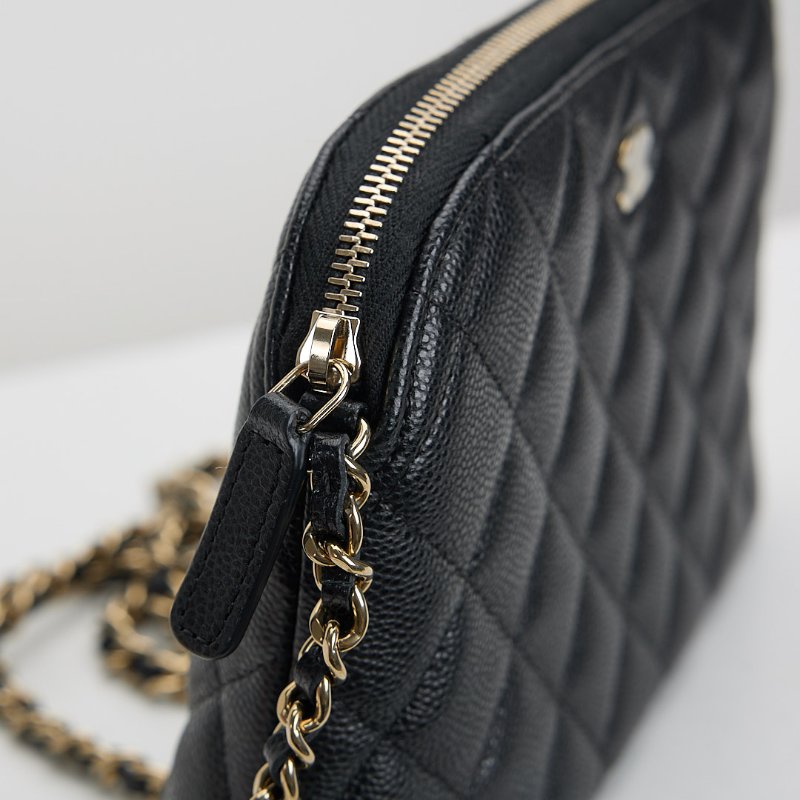 二手Chanel 大貝殼包/黑金牛-1