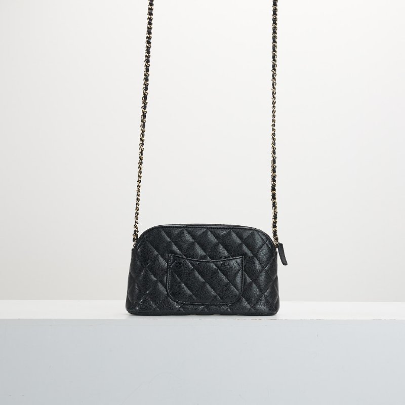 二手Chanel 大貝殼包/黑金牛-4