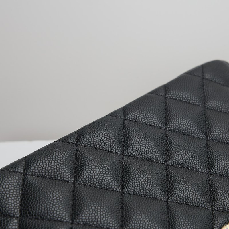 二手Chanel 大貝殼包/黑金牛-6