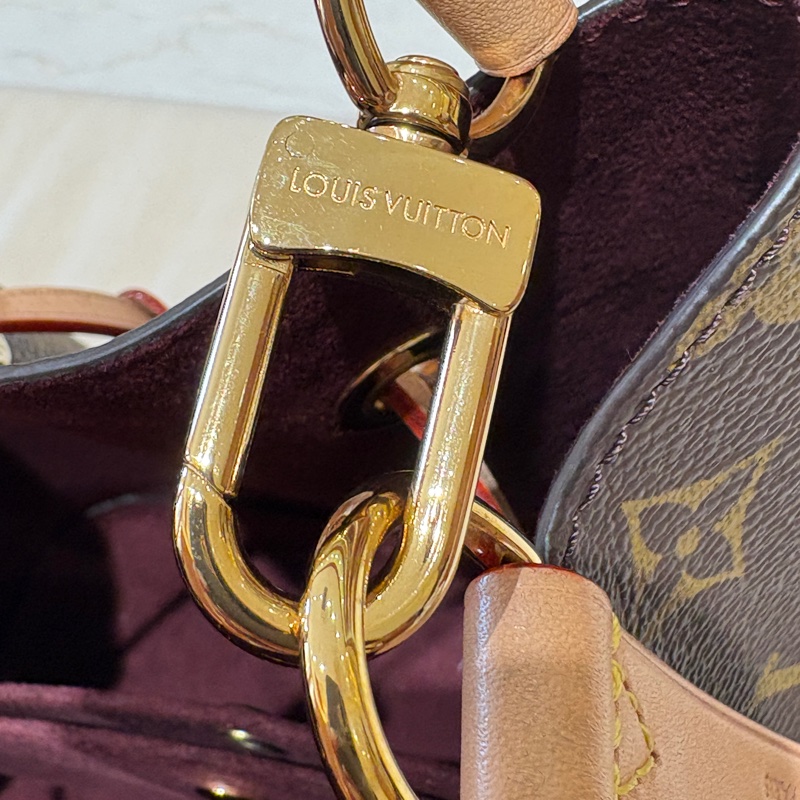 【氣質穿搭首選】LV Néonoé BB Mini 迷你老花水桶包｜經典Monogram＋粉嫩皮飾｜實用輕巧人氣王-7