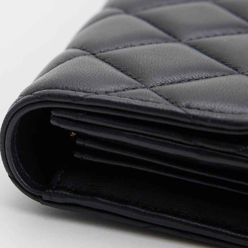 二手Chanel cf長夾 黑金羊-14