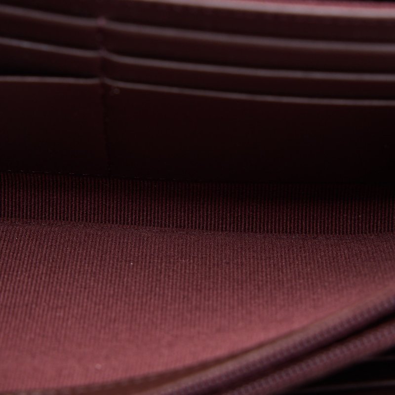 二手Chanel cf長夾 黑金羊-18