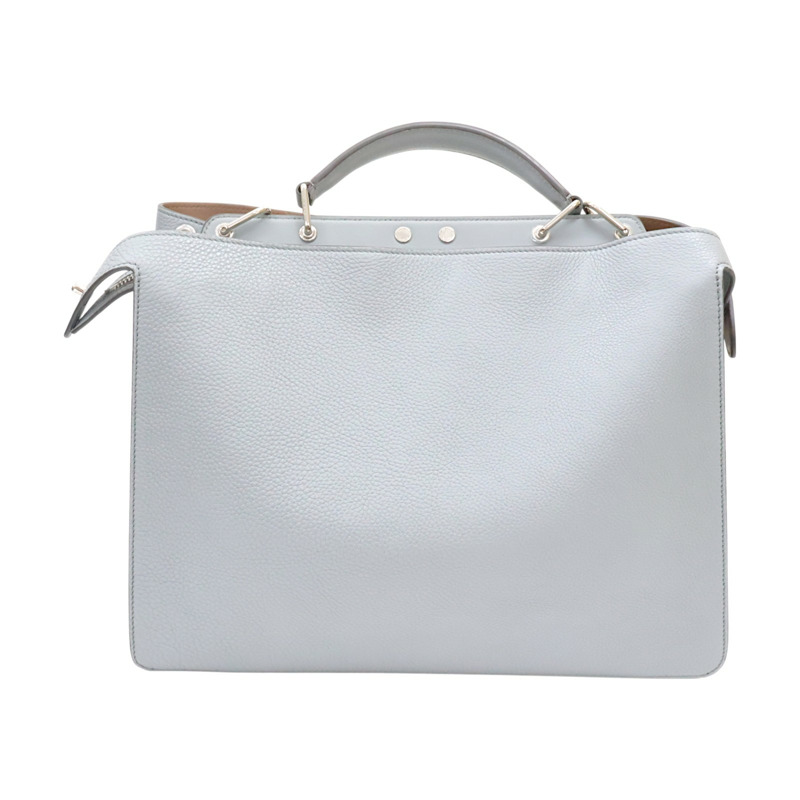 灰色 牛皮 Peekaboo ISeeU Mioliu 兩用包【FENDI 芬迪】 7VA529-1