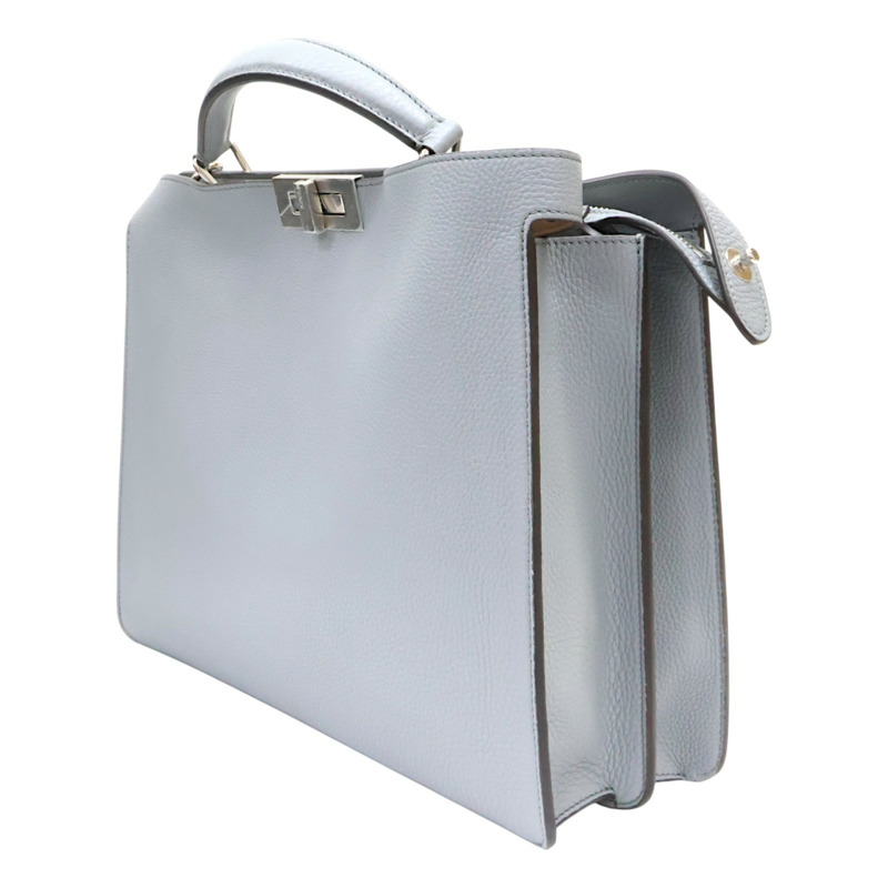 灰色 牛皮 Peekaboo ISeeU Mioliu 兩用包【FENDI 芬迪】 7VA529-2