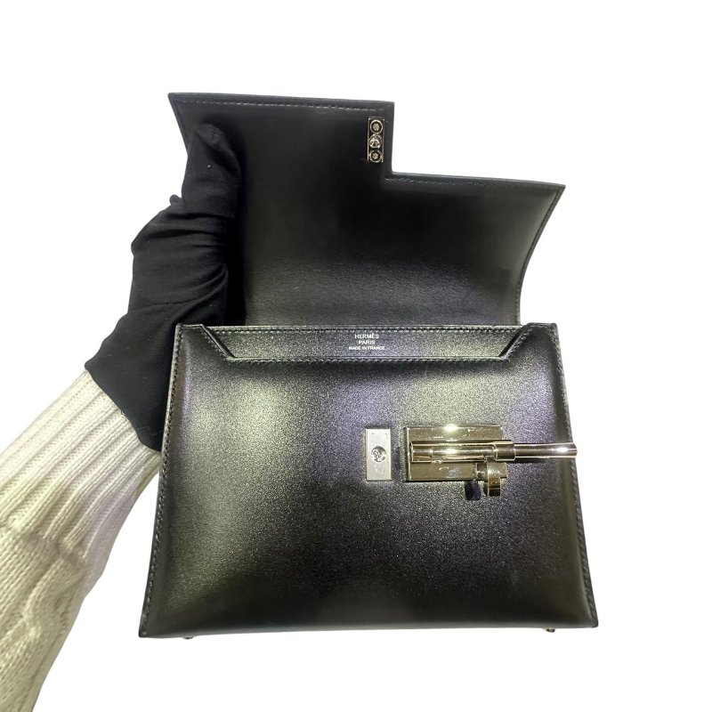 【美收精品】HERMES Verrou黑色 D刻印 4-663-14