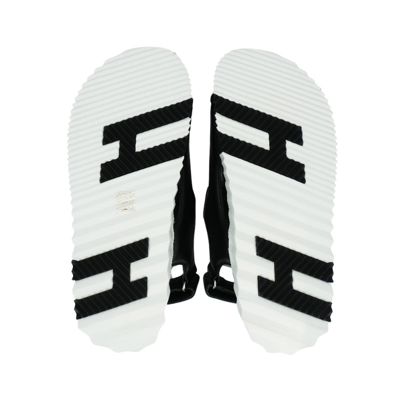 Hermes Junior Nappa皮革科技涼鞋(Noir黑) #42-4