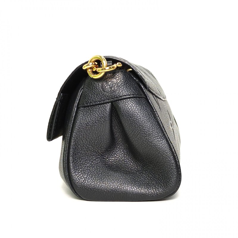 LOUIS VUITTON Favorite鏈條雲朵包黑色牛皮晶片肩背包-3