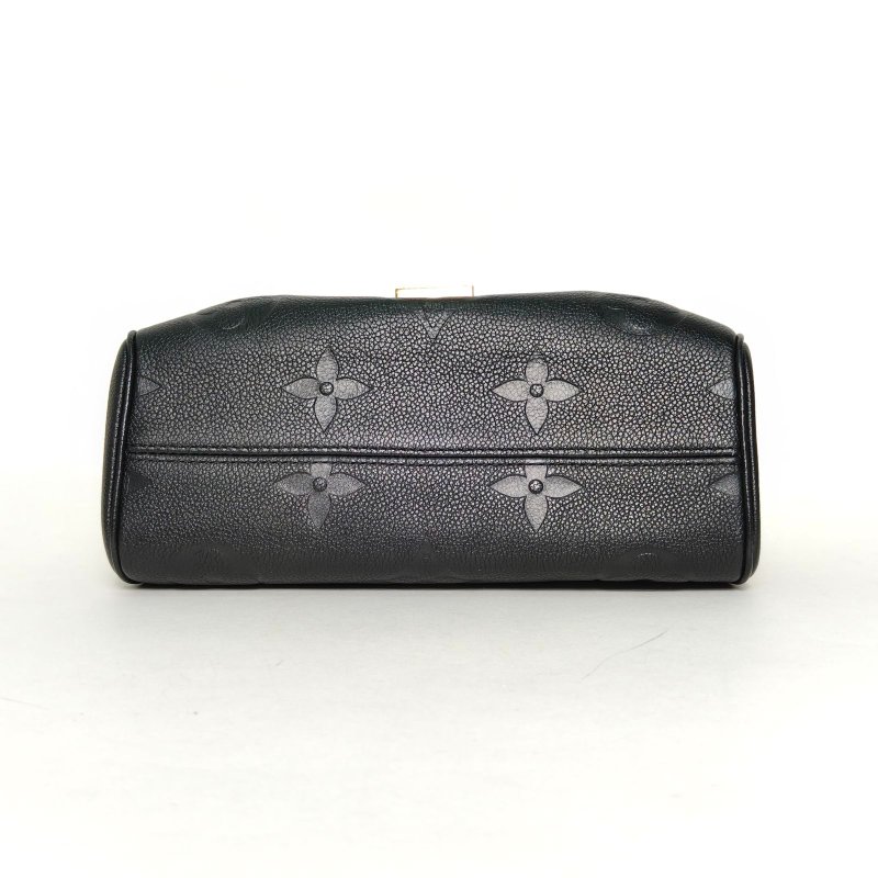 LOUIS VUITTON Favorite鏈條雲朵包黑色牛皮晶片肩背包-4