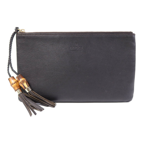 GUCCI 牛皮皮革Clutch Bag金扣手拿包