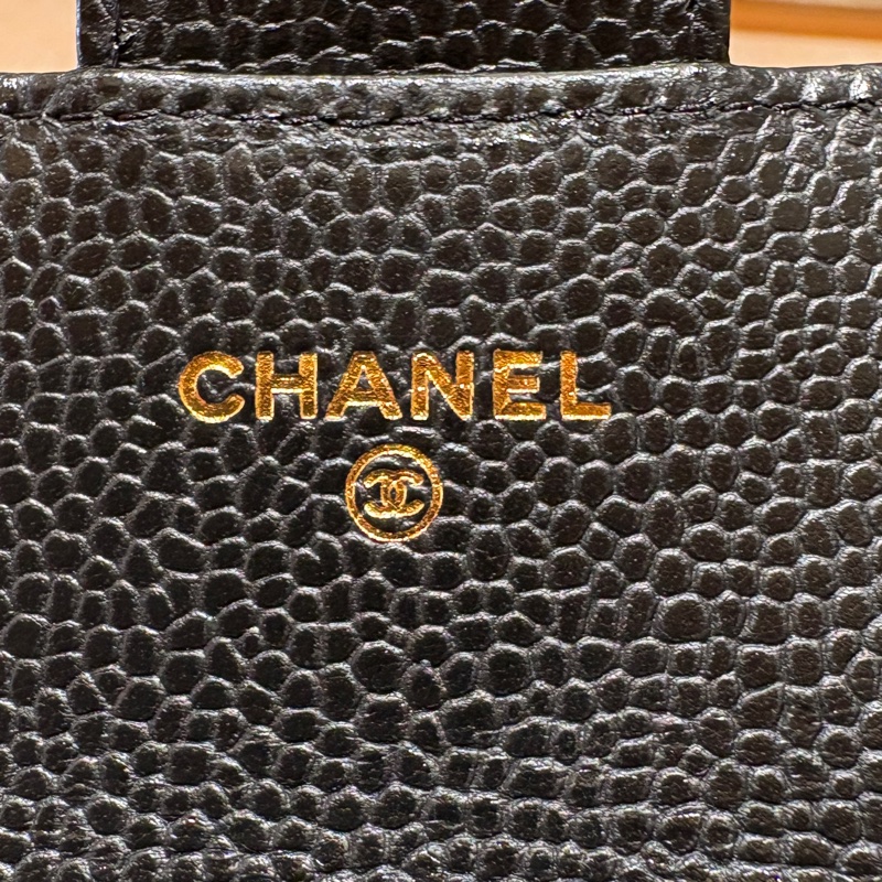 【高辨識金扣設計】CHANEL Classic Flap Card Holder｜經典雙C金扣翻蓋卡夾／零錢包｜黑色金扣｜晶片款-4