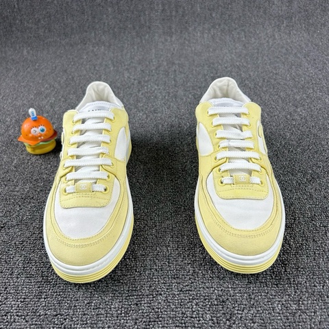 98新Chanel香奈兒黃色板鞋24C 尺碼：39 碼黃色上腳超好看