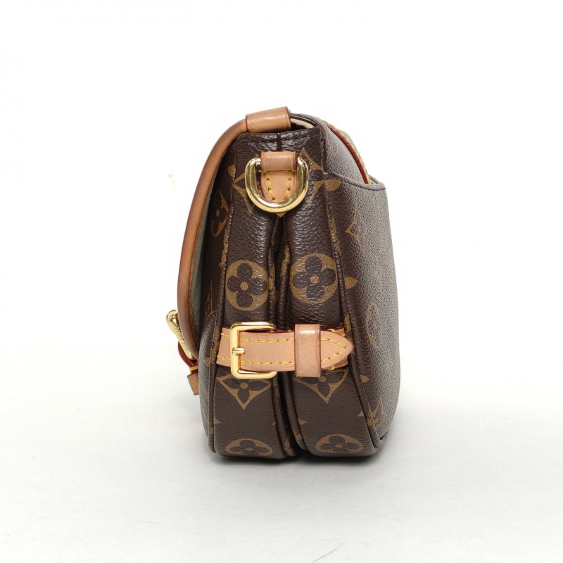 LOUIS VUITTON Saumur雙子星小號20老花PVC晶片肩背包-1