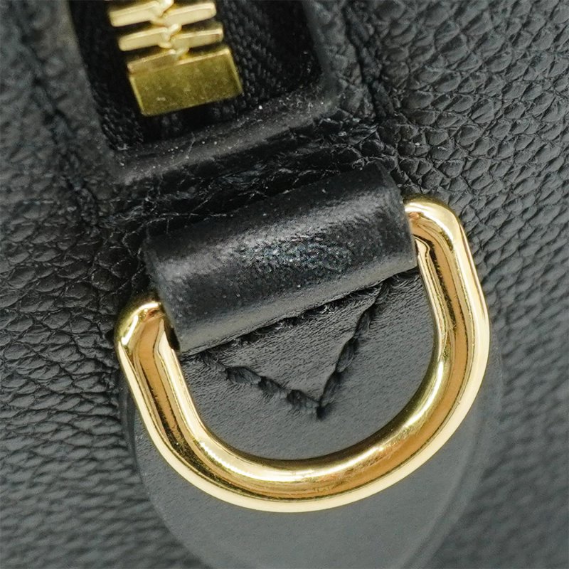 Louis Vuitton 展示品 Speedy 20 全皮壓紋手提斜背二用包(M58953-黑)-7