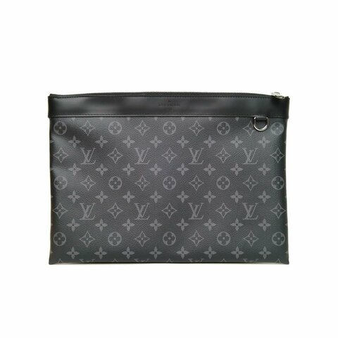 LOUIS VUITTON POCHETTEVOYAGE手拿包大號老花PVC2019肩背包