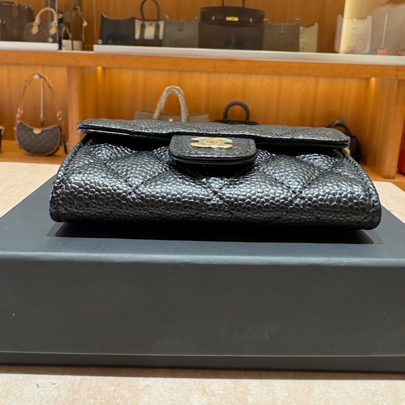 【經典不敗．實用俏麗】CHANEL Classic Flap Card Holder 香奈兒 經典翻蓋卡夾／零錢包（晶片款）-3