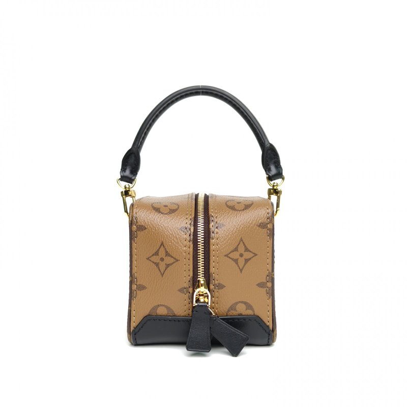 LOUIS VUITTON Square骰子包拼色PVC晶片肩背包-3
