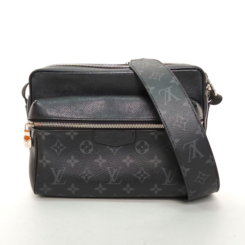 LOUIS VUITTON Outdoor郵差包黑色PVC2020老花肩背包-0
