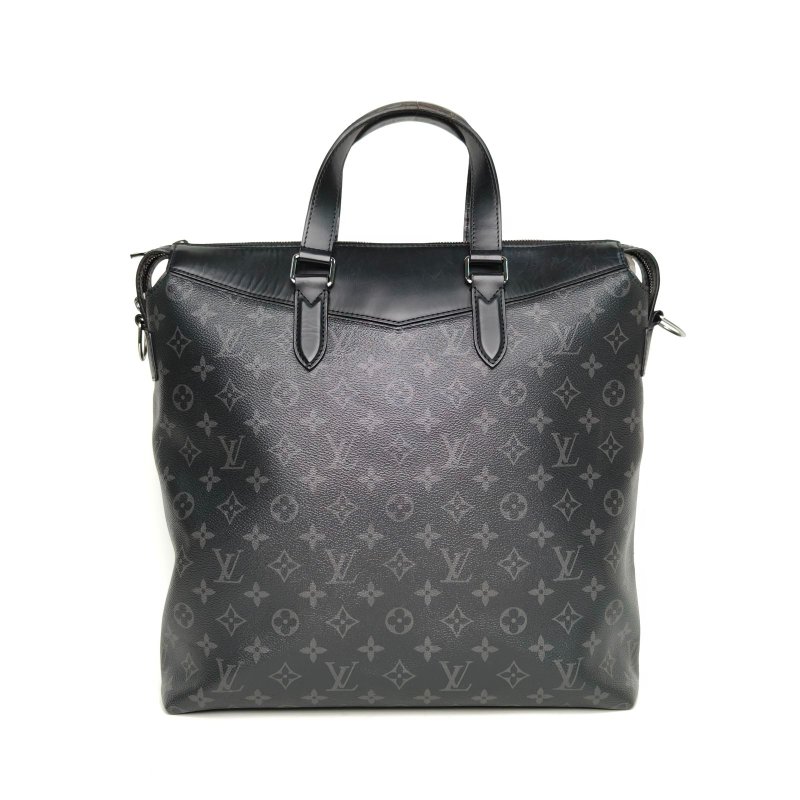 LOUIS VUITTON 黑色PVC2016explorer新款傳奇電腦包手提郵差包斜挎包肩背包-2